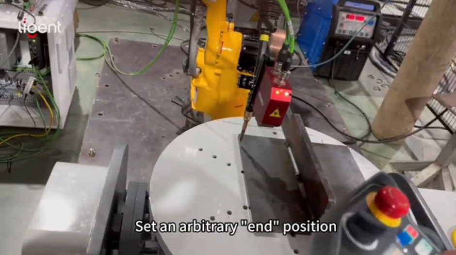SK series welding robot-laser tracking programming and demonstration
