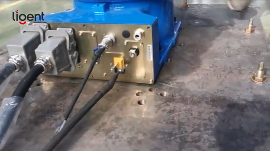 Wiring connection between robot arm and welding power source SK series