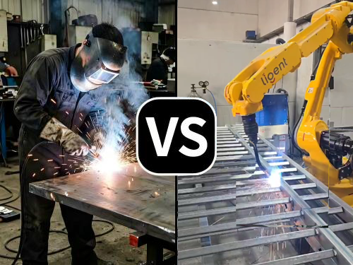 robot welding vs manual welding
